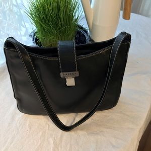 Ralph Lauren Black leather Shoulder Bag